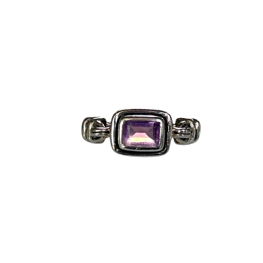 Silpada Sterling Silver Ring with Light Purple Gemstone - Picture 4 of 9